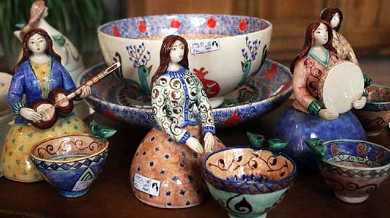 صنایع دستی آذربایجان شرقی زینت‌بخش مبلمان شهری تبریز