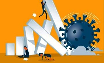 تاثیر کرونا بر کسب‌وکارها چقدر بود تاثیر 56 درصدی بر فروش کرونا+ اینفو