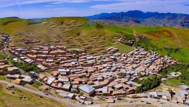 «توتاخانه» روستایی با معماری پلکانی در شهرستان بناب