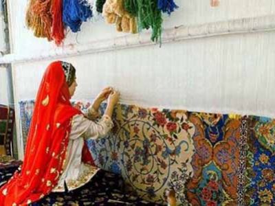 فرش دستباف ایرانی در زییین