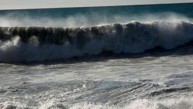 دریای خزر ۱۱ و ۱۲ اسفند متلاطم است